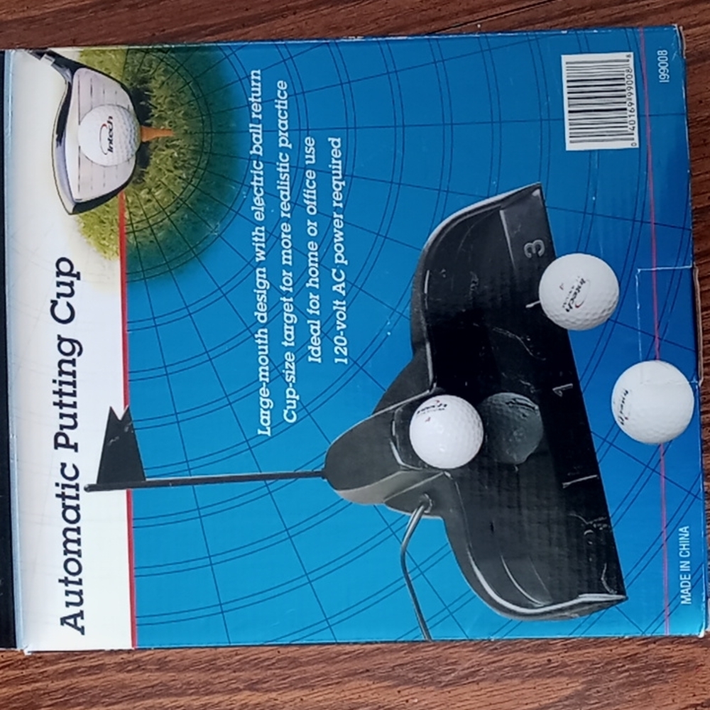 Automatic putting cup